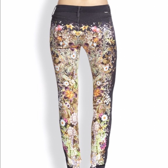MOTHER Denim - Mother The Looker Wildflower Denim Skinny Jeans